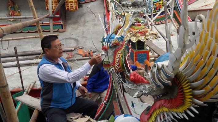 苗栗縣傳統工藝「剪黏」保存者鄭盛宏辭世 文化部將頒贈旌揚狀